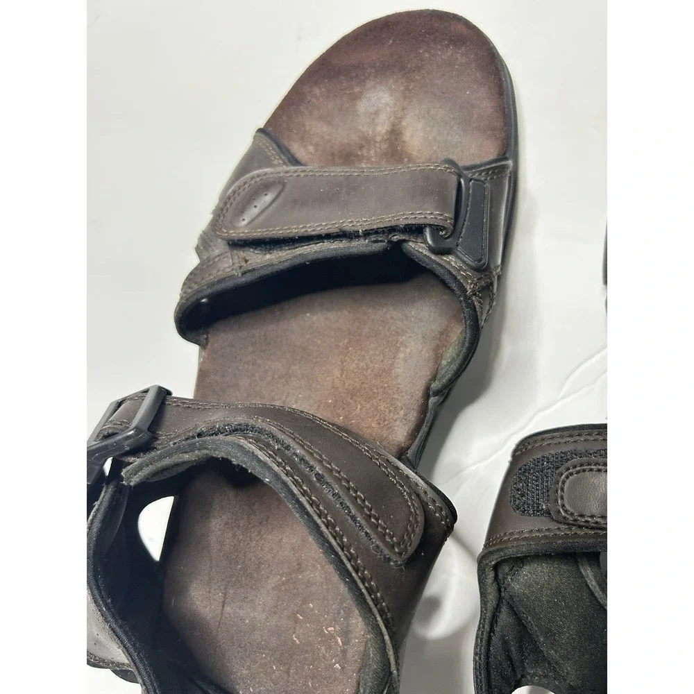 Faded Glory New Orleans Men Size 14 Brown Strap Sport Gladiator Sandals 7322771‎